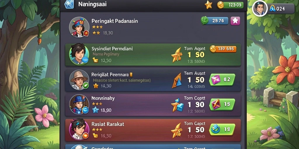 Tampilan grafis yang menakjubkan dan penuh warna.