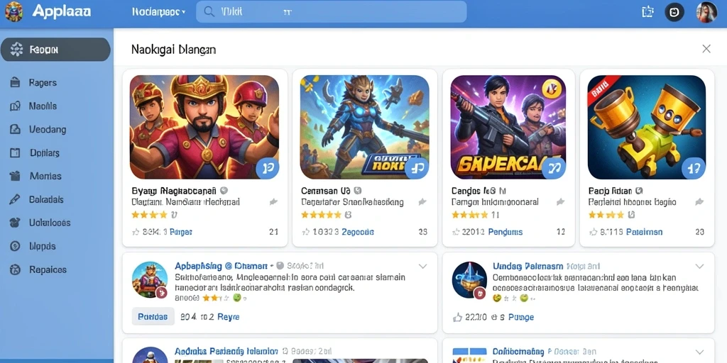 Screenshot 1: Tampilan antarmuka utama permainan.