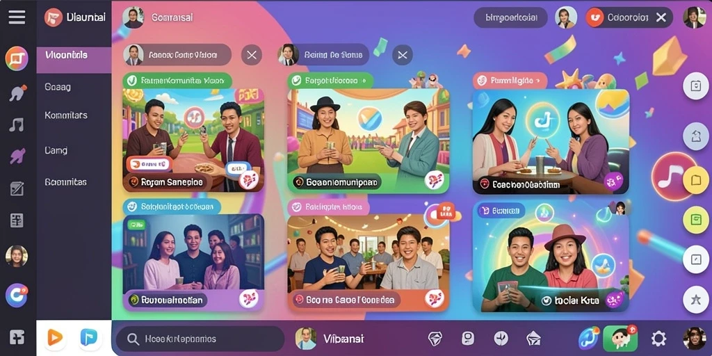 Tampilan grafis yang memukau dan penuh warna.