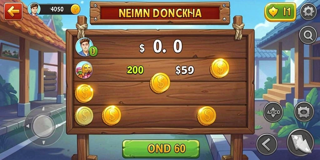 Tangkapan layar utama dari game yang menarik.