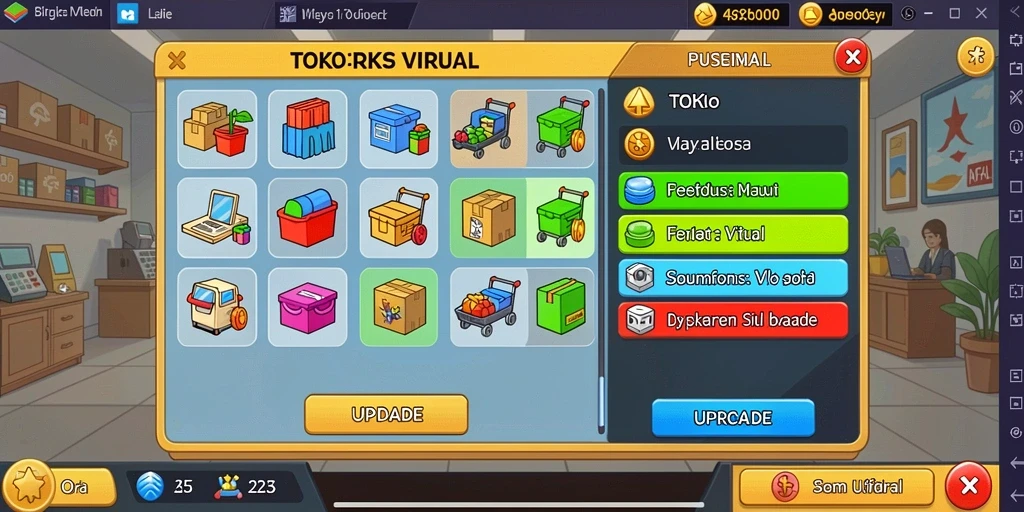 Tampilan antarmuka pengguna yang intuitif.