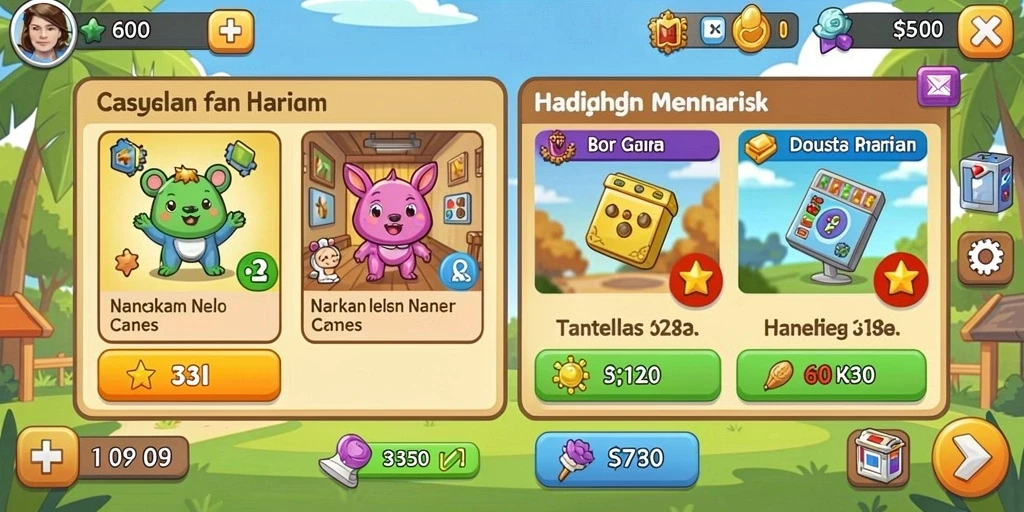 Tampilan awal CERITOTO yang menarik dan intuitif.