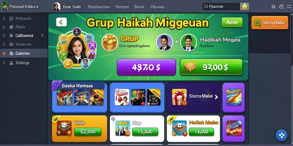 Tampilan antarmuka yang modern dan ramah pengguna.