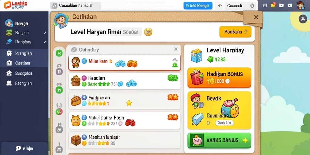Tampilan antarmuka yang menarik dan mudah digunakan.