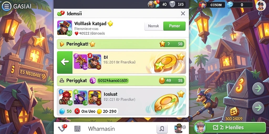 Tampilan awal game IDRRP yang menarik.