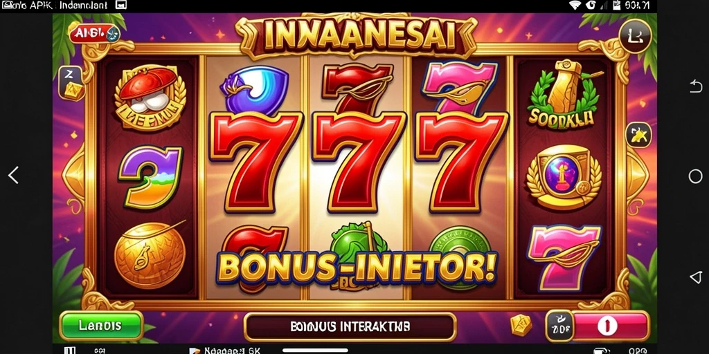 Screenshot menunjukkan beragam permainan slot yang menarik.