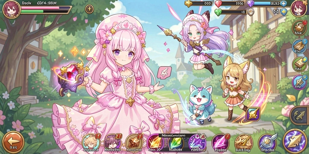 Screenshot menampilkan beragam tema slot yang menarik.