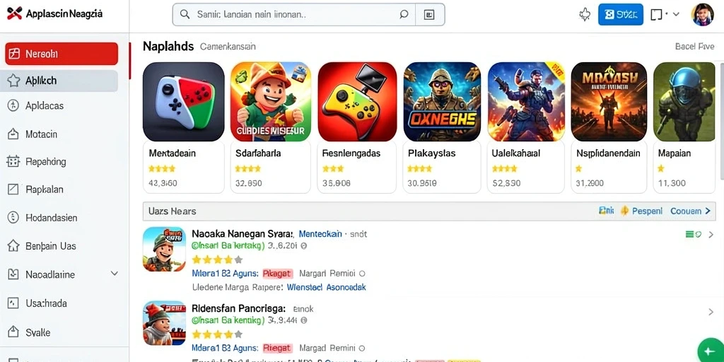 Tampilan awal yang menarik dan intuitif.