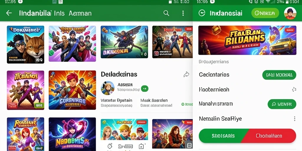 Tampilan utama aplikasi dengan pilihan slot yang menarik.